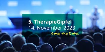 Save the date: 5. TherapieGipfel am 14. November 2023 in Berlin
