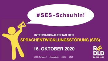 Der 3. Internationale Tag der Sprachentwicklungsstörung findet am 16. Oktober statt